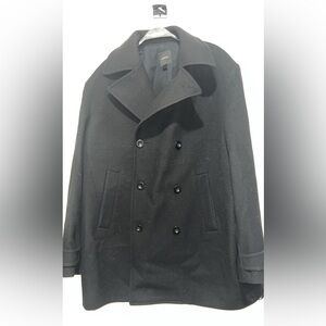 Express black wool blend peacoat Size XL #trenchcoat #winterwear